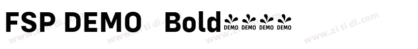 FSP DEMO   Bold字体转换